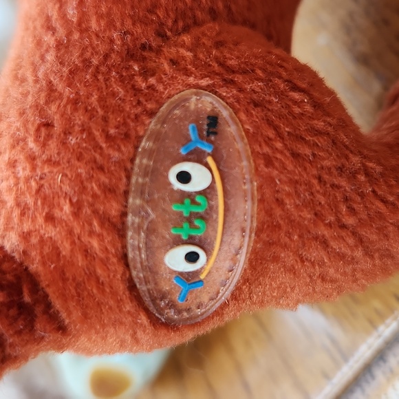 Yottoy Daschund 8" Stuffed Animal Yellow Bow Soft & Plush EUC - Picture 4 of 5